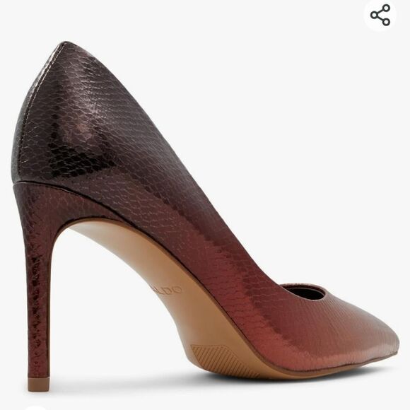 BRAND NEW ALDO LEOPARD POINTY TOE HIGH HEEL STILETTO PUMP G1 - Picture 4 of 16